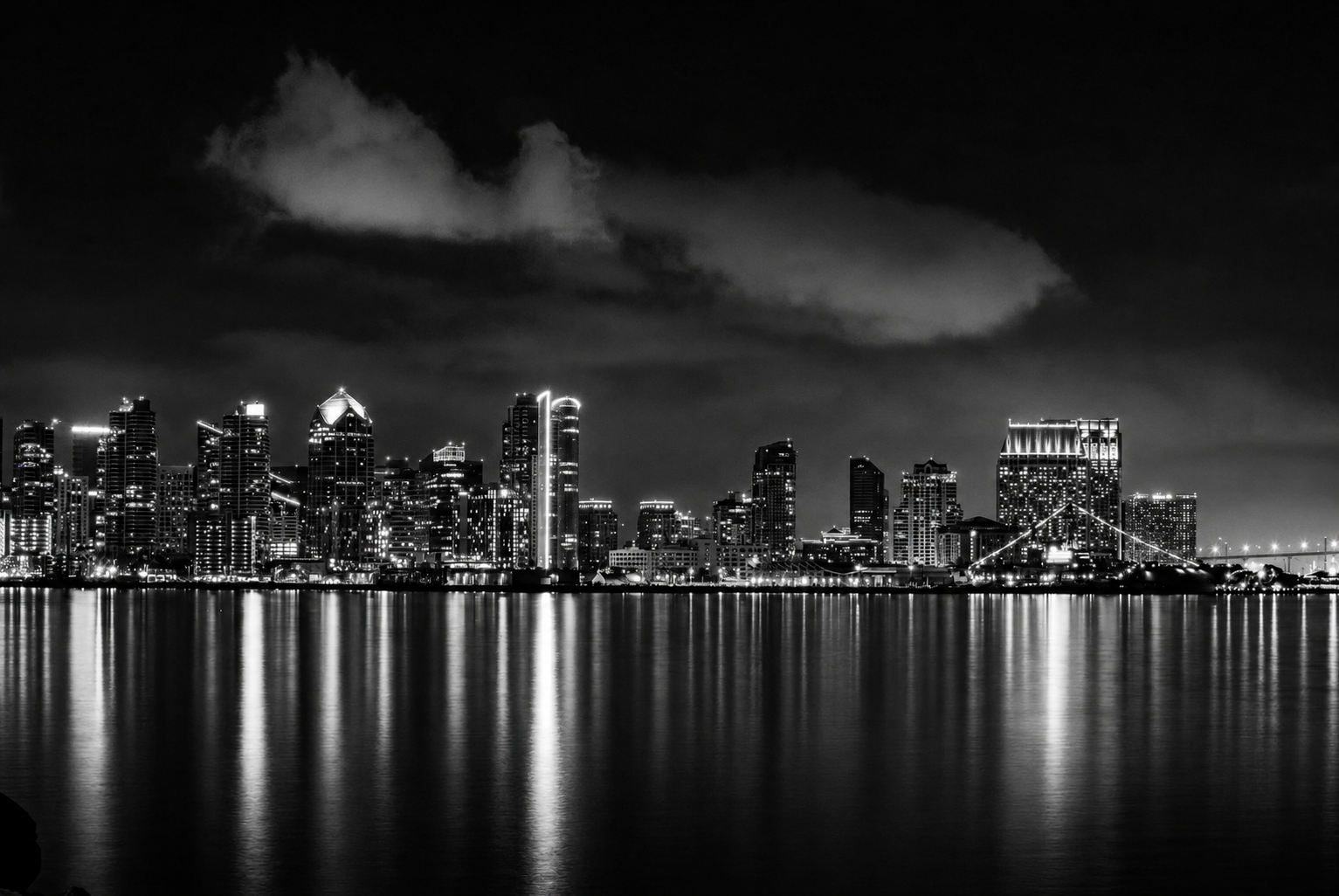Division 99 campaign — monochrome night skyline